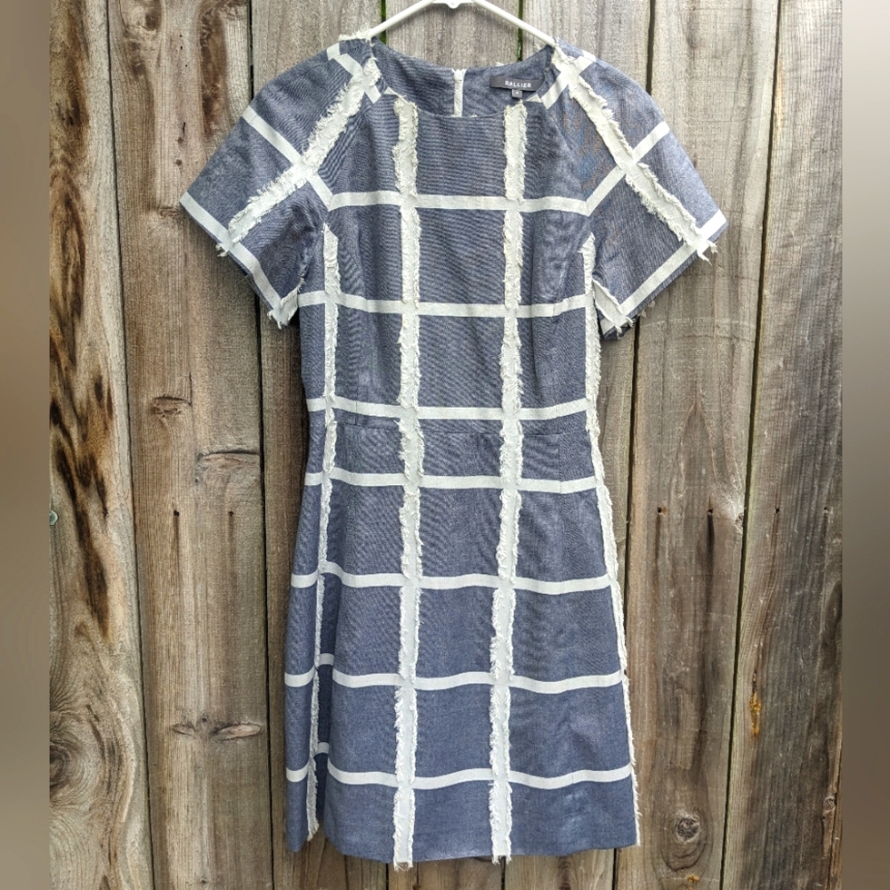 Rallier Sheath Dress Blue Size 6
